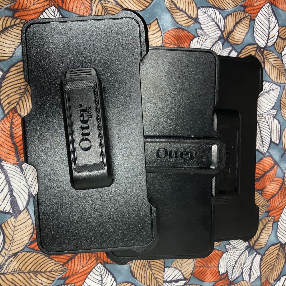 (3) Otterbox Defender Series Replacement Holsters for iPhone 8 Plus Black